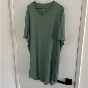 H&M Olive Long Fit Tee